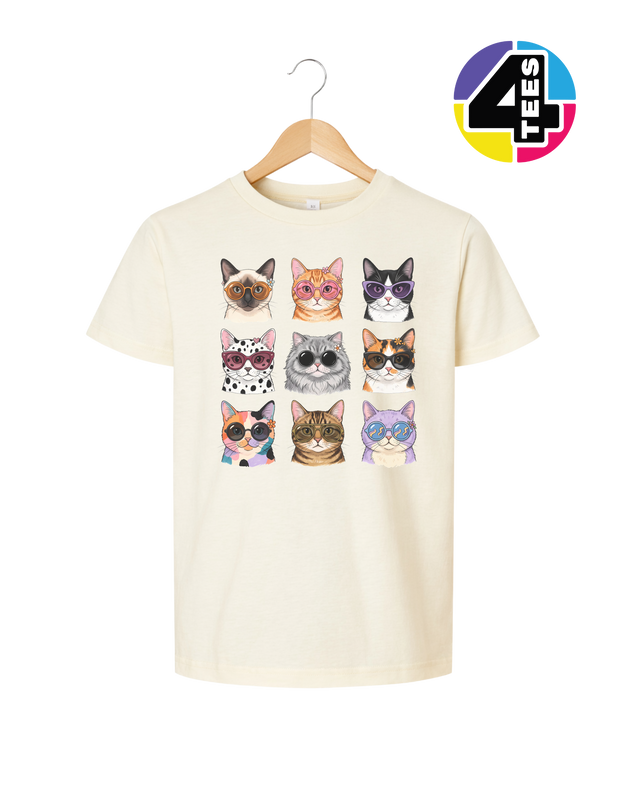 Purrfectly Posh Cats Youth Tee