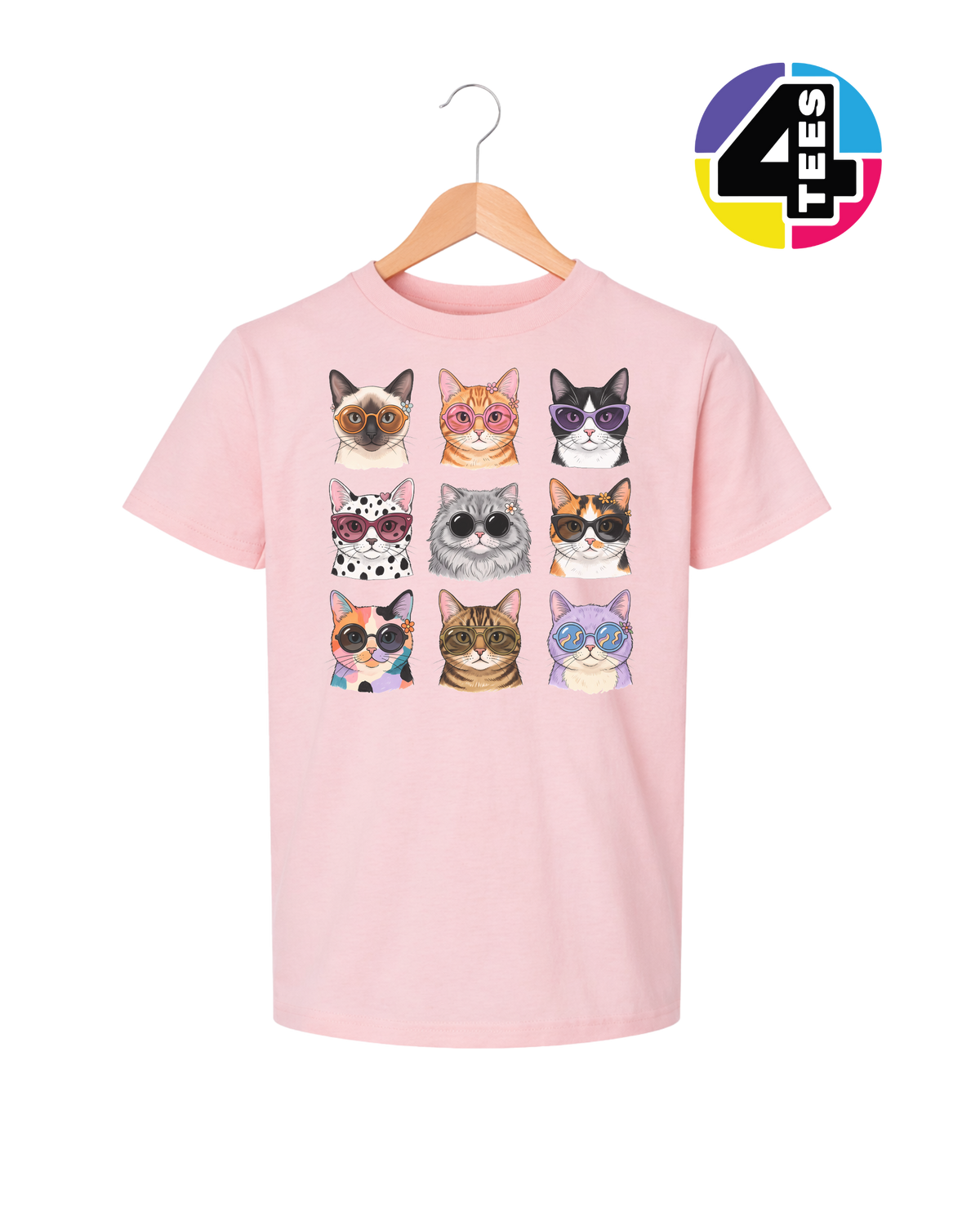 Purrfectly Posh Cats Youth Tee