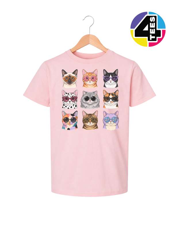 Purrfectly Posh Cats Youth Tee