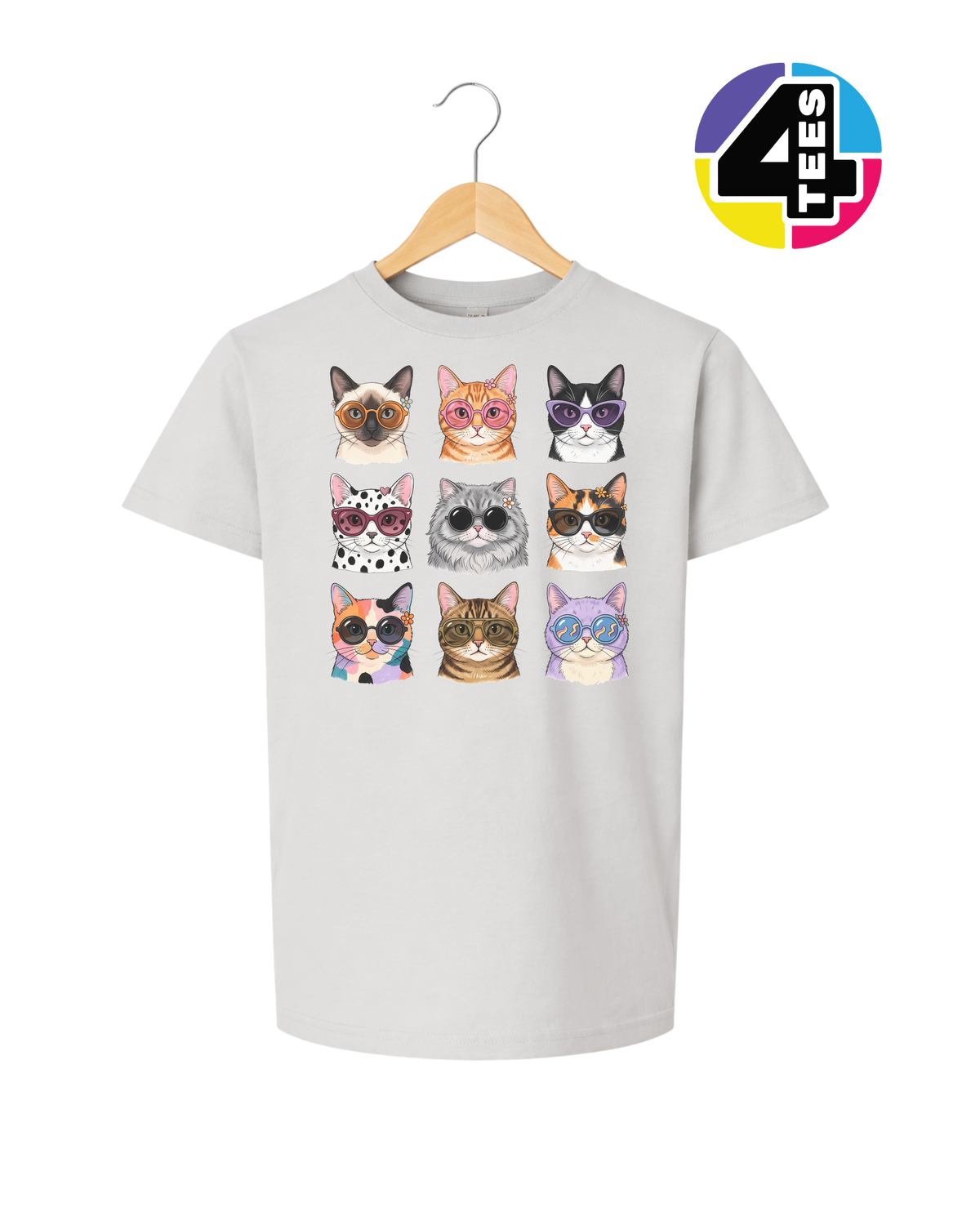 Purrfectly Posh Cats Youth Tee