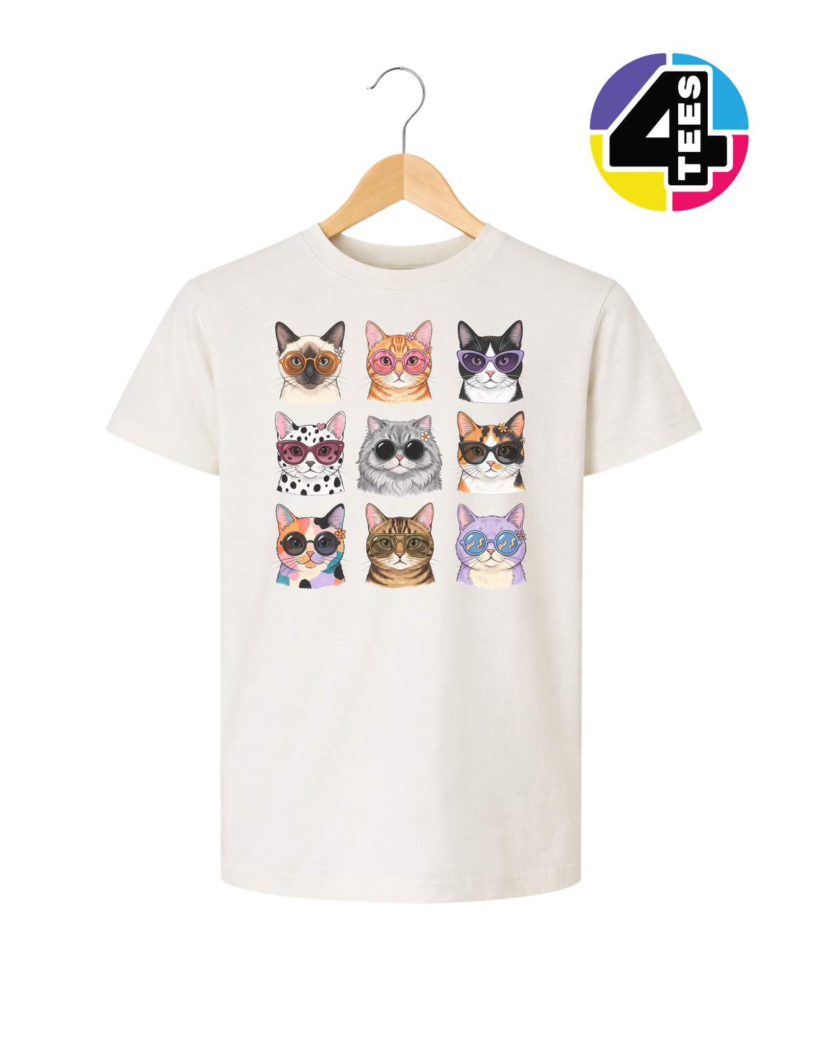 Purrfectly Posh Cats Youth Tee