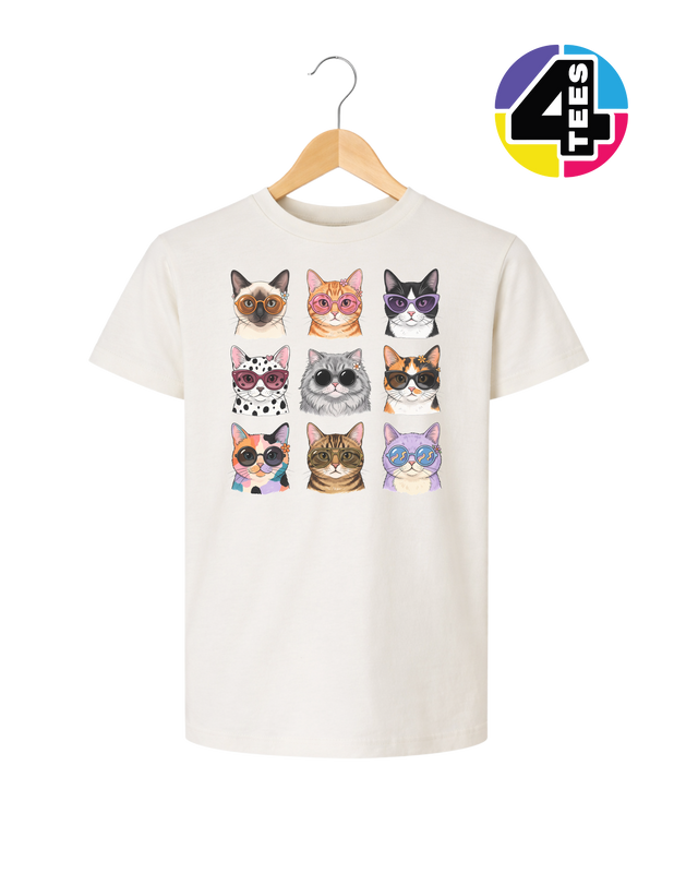 Purrfectly Posh Cats Youth Tee