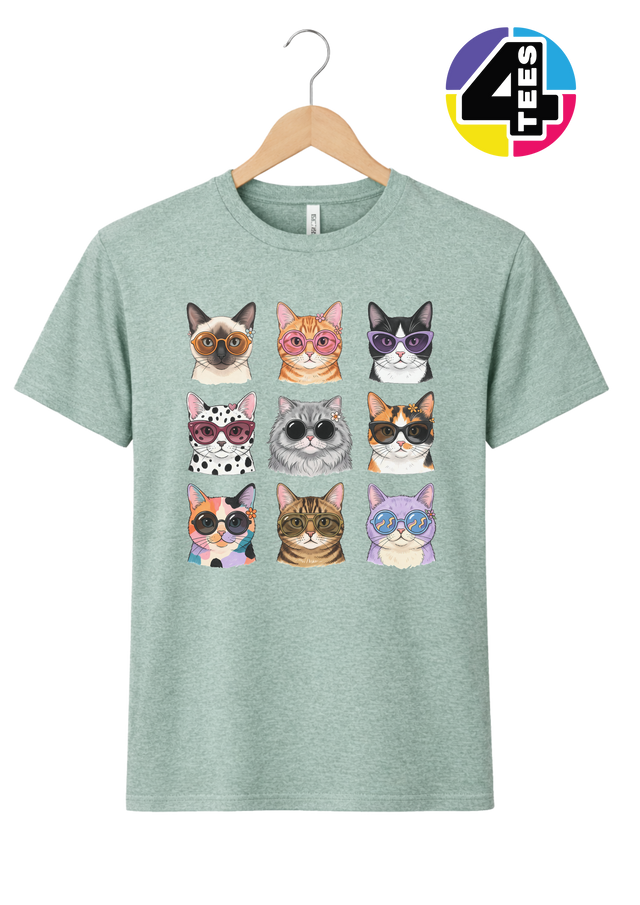 Purrfectly Posh Cats Tee