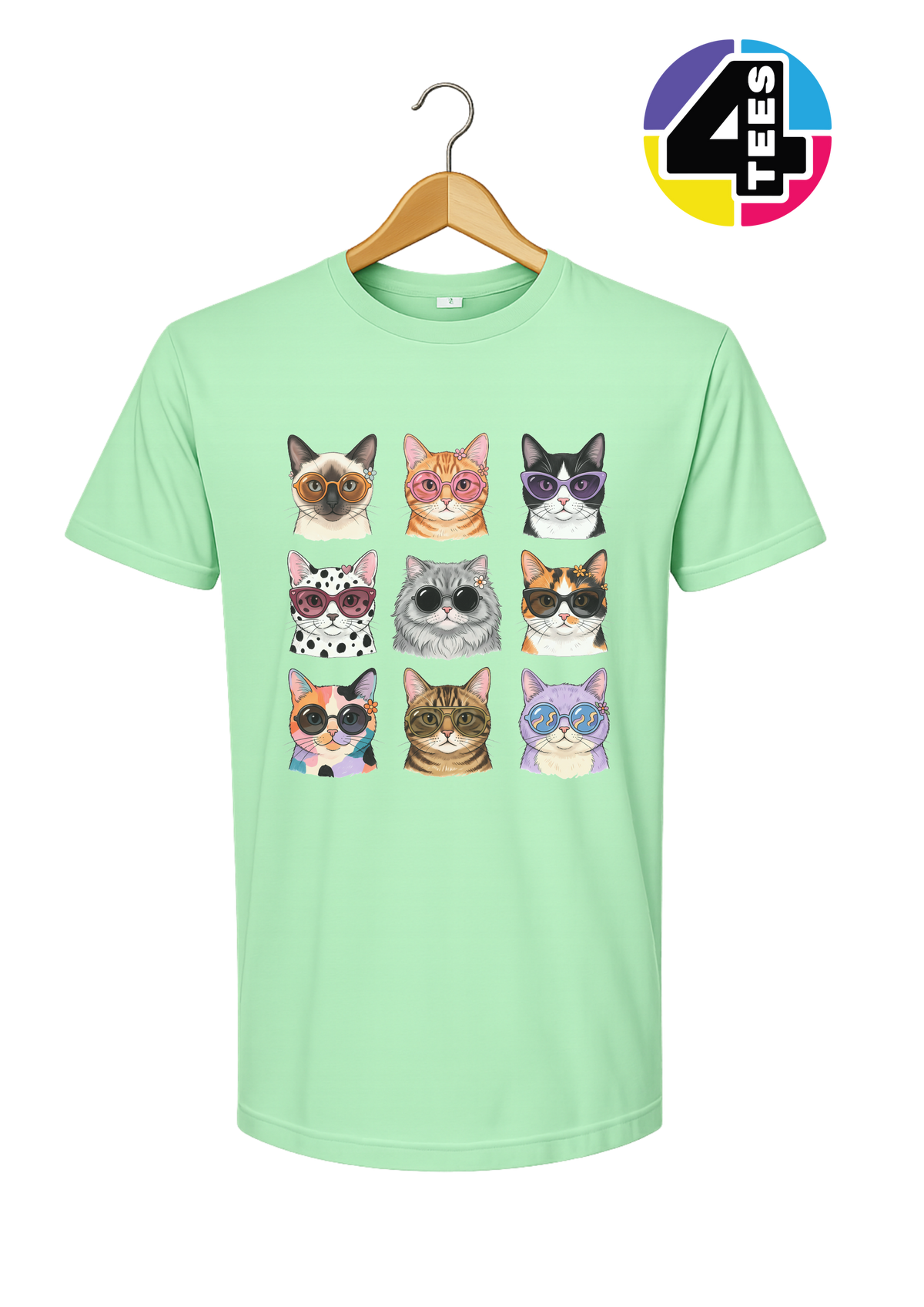 Purrfectly Posh Cats Tee