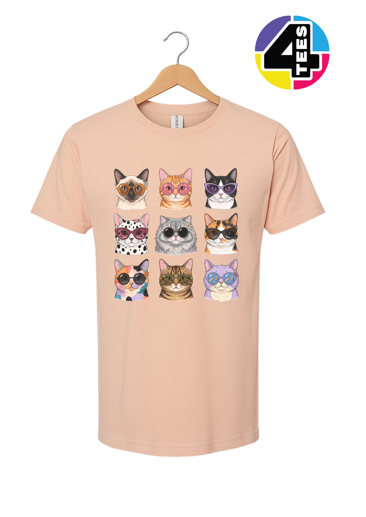 Purrfectly Posh Cats Tee
