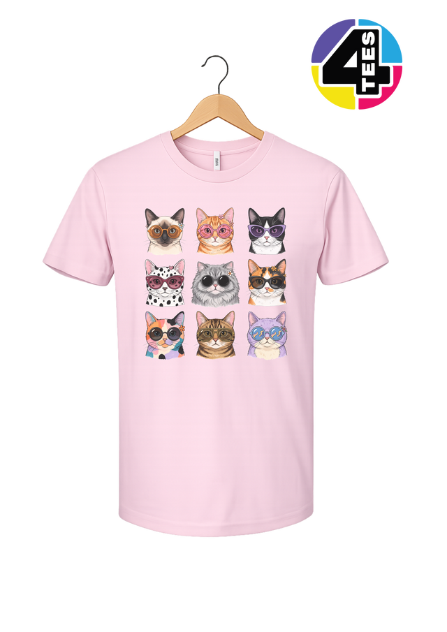 Purrfectly Posh Cats Tee