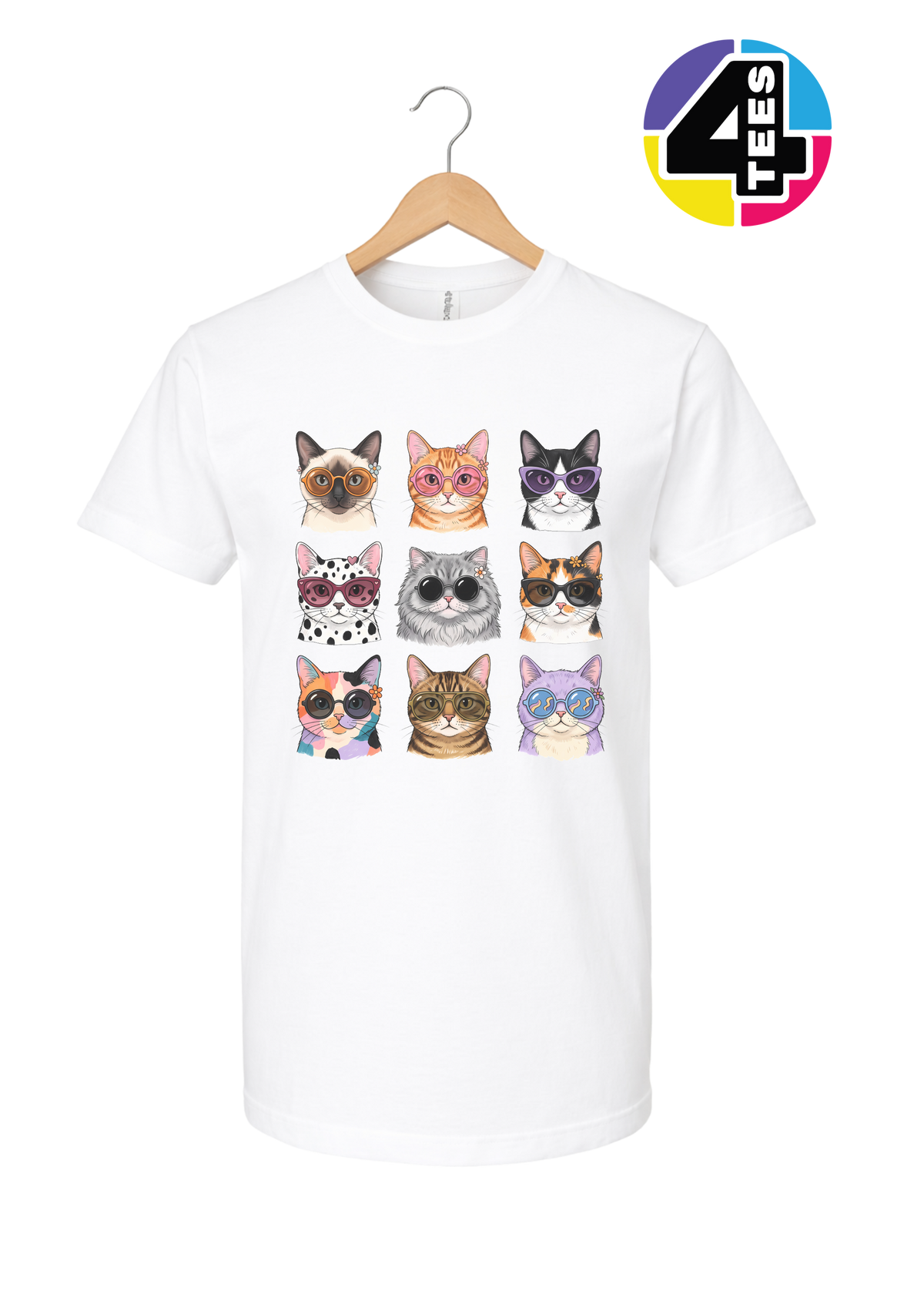 Purrfectly Posh Cats Tee