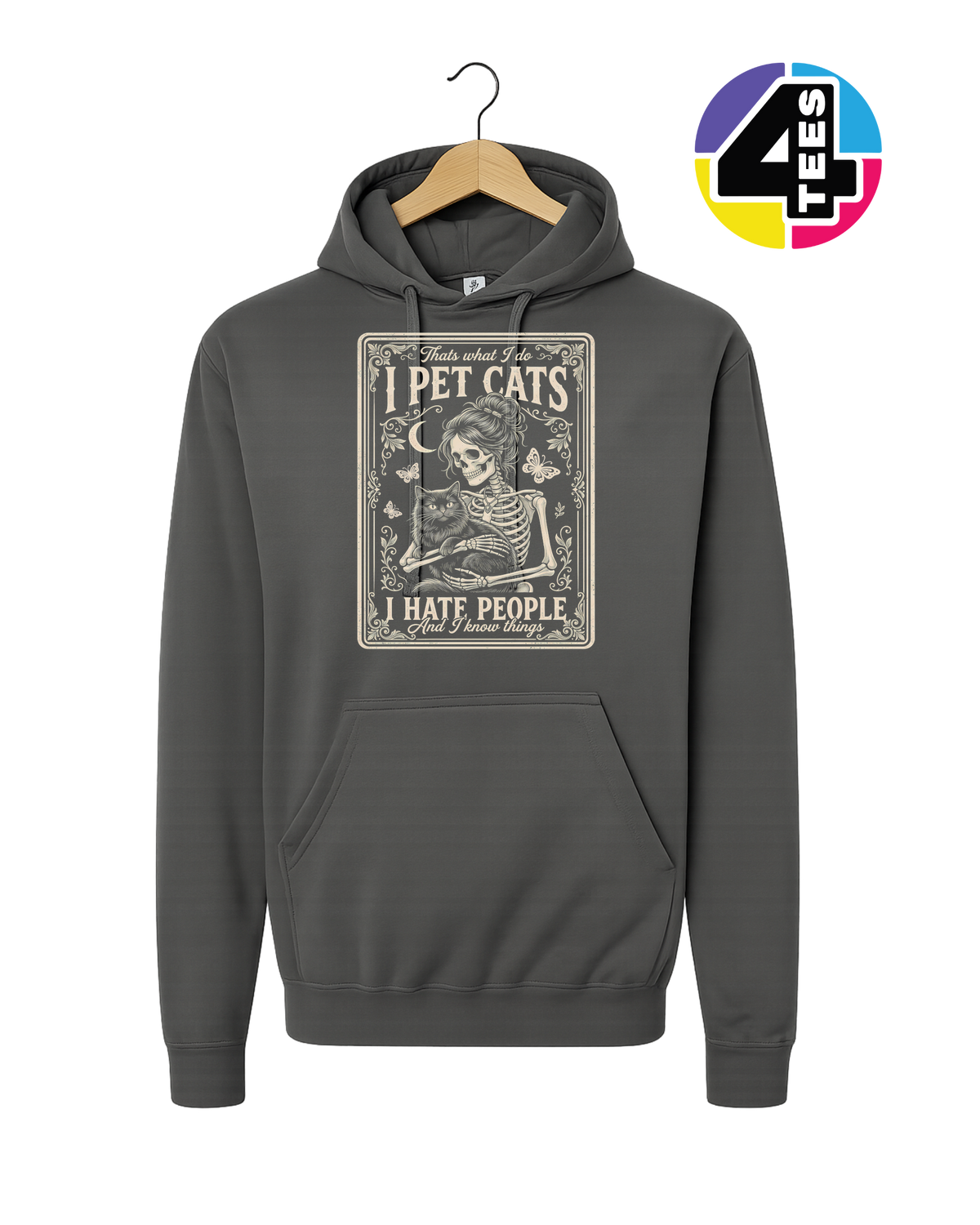 I Pet Cats, I Hate People Hoodie