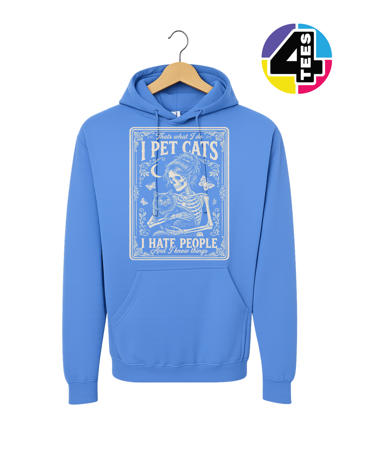 I Pet Cats, I Hate People Hoodie