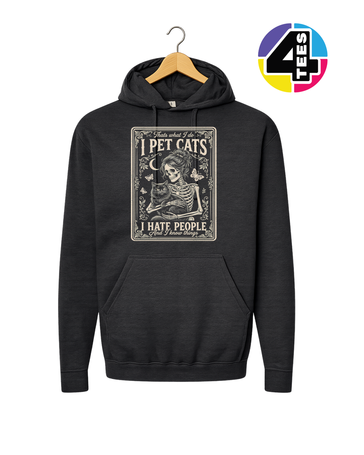 I Pet Cats, I Hate People Hoodie