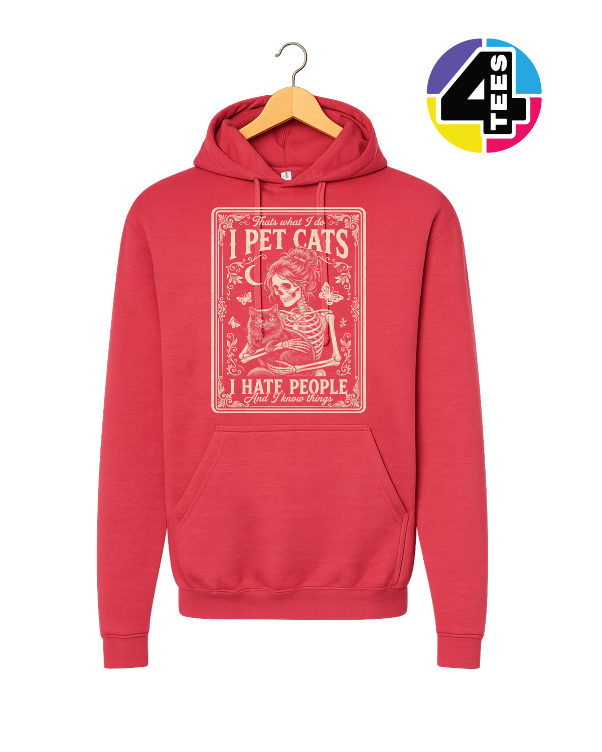 I Pet Cats, I Hate People Hoodie