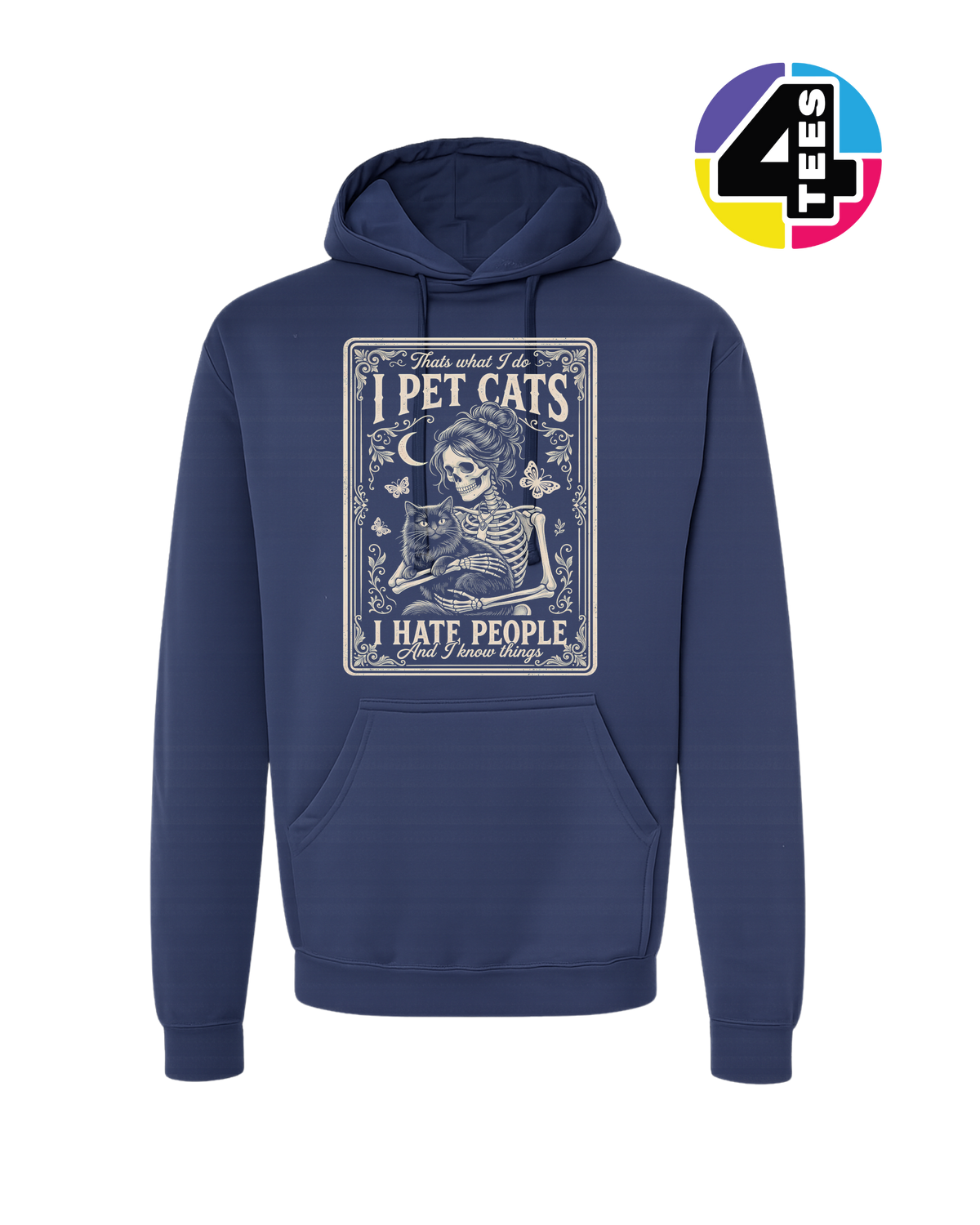 I Pet Cats, I Hate People Hoodie