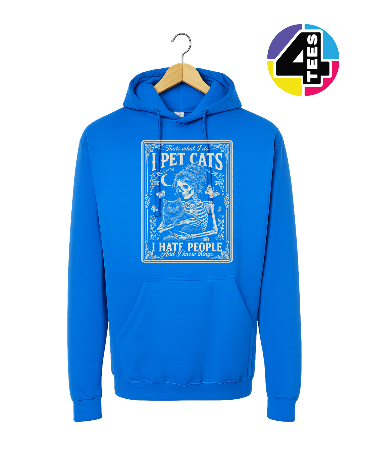 I Pet Cats, I Hate People Hoodie