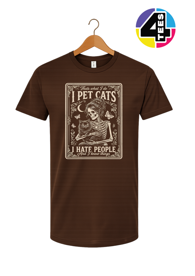 I Pet Cats, I Hate People Tee