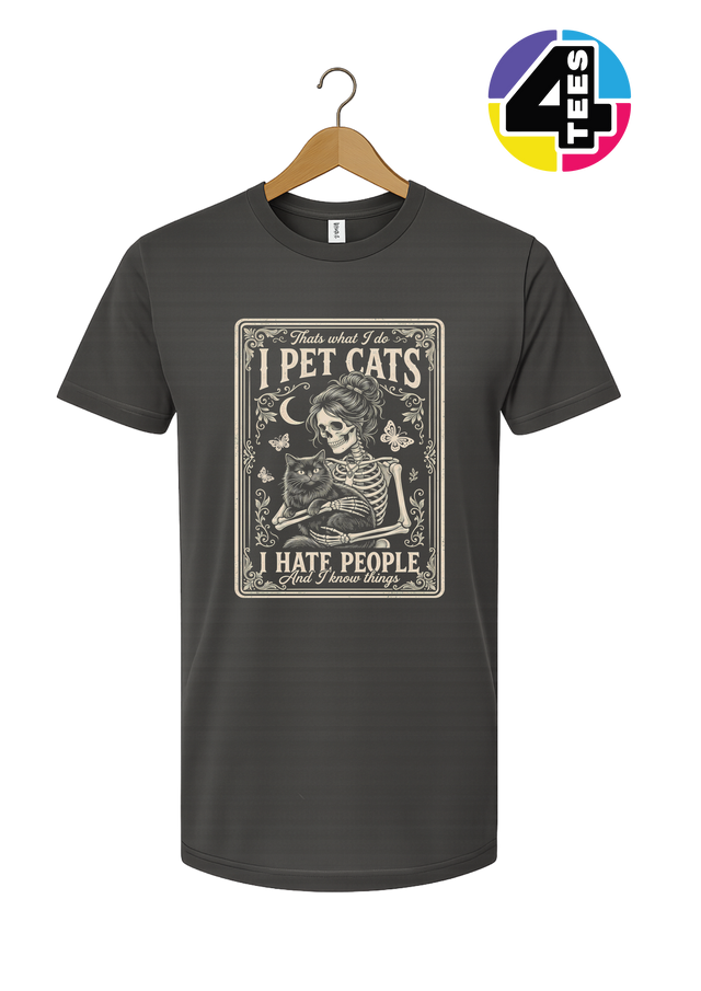 I Pet Cats, I Hate People Tee