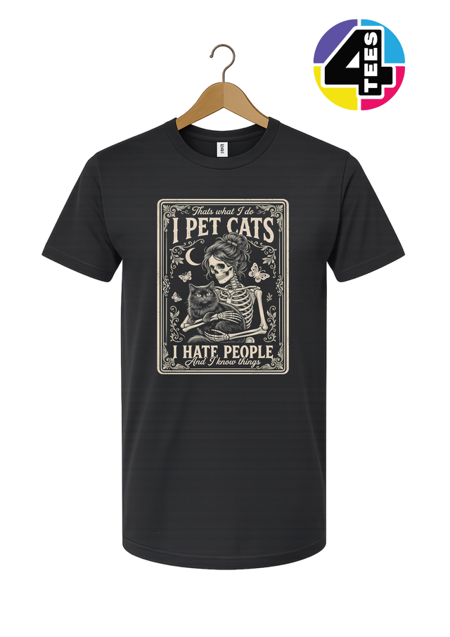 I Pet Cats, I Hate People Tee