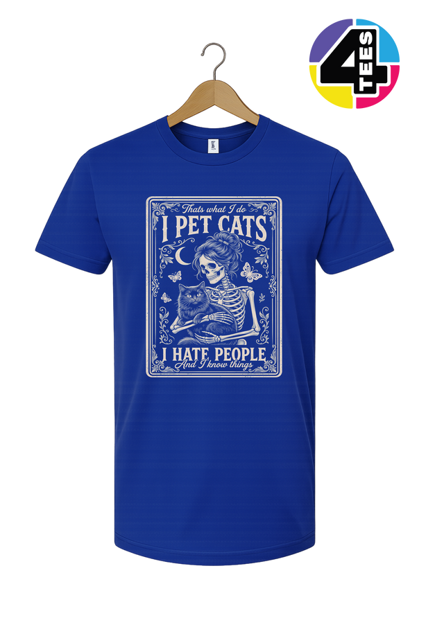 I Pet Cats, I Hate People Tee