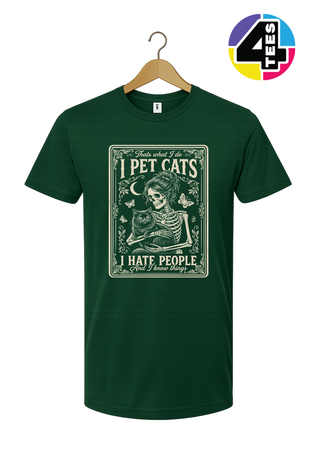 I Pet Cats, I Hate People Tee