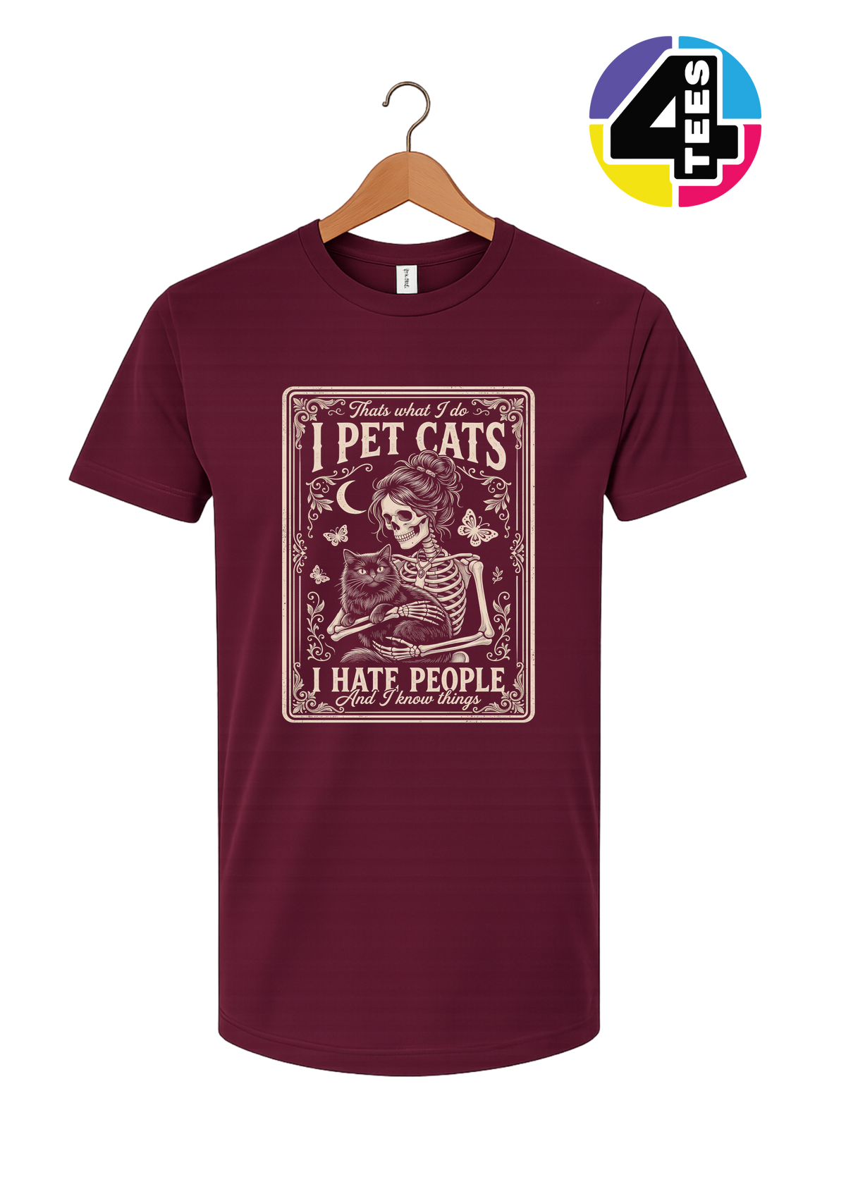 I Pet Cats, I Hate People Tee