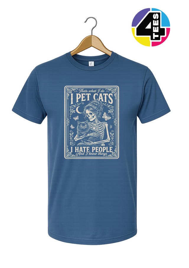 I Pet Cats, I Hate People Tee