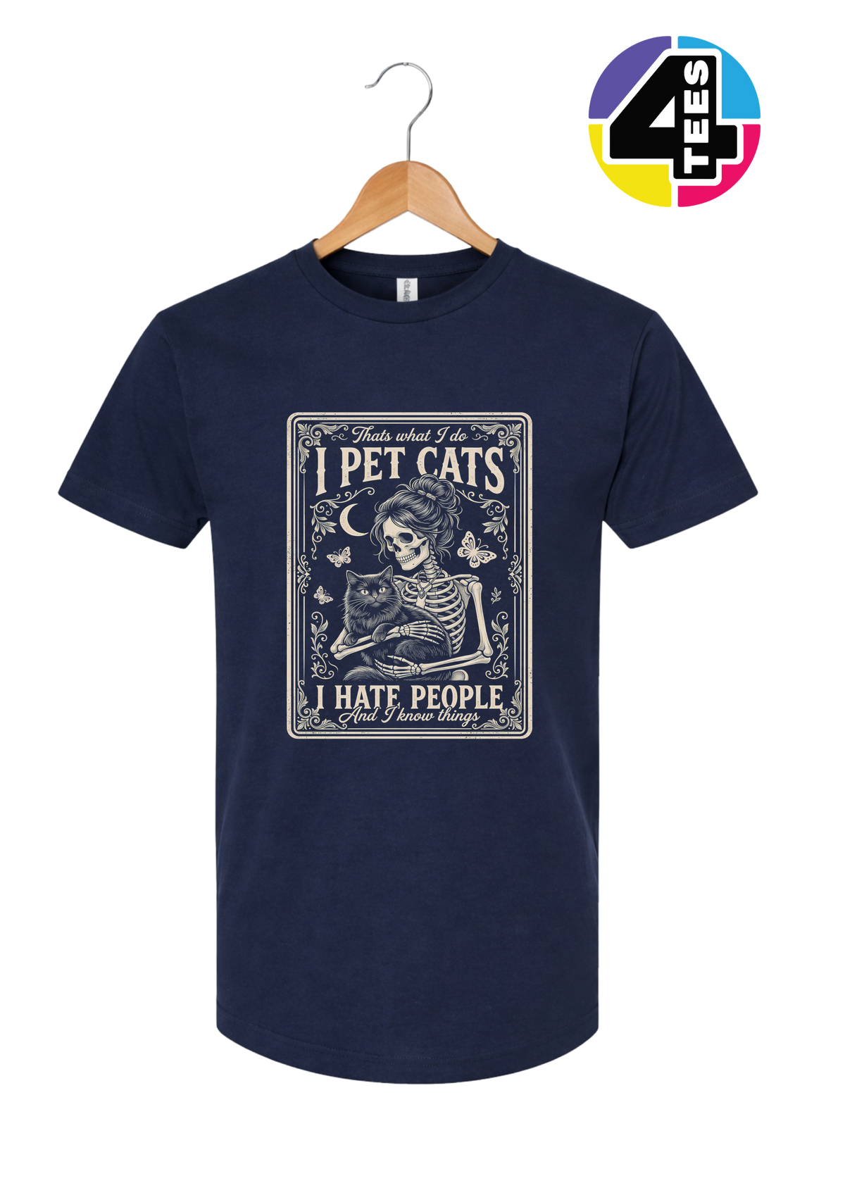 I Pet Cats, I Hate People Tee