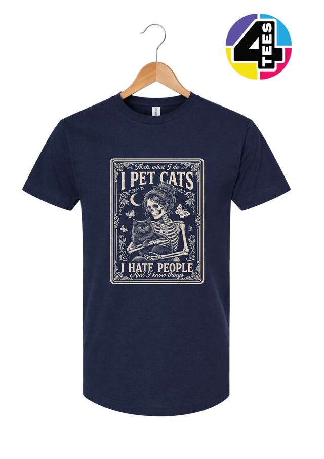 I Pet Cats, I Hate People Tee