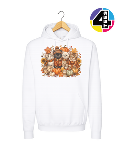 Hello Fall Kittens Hoodie