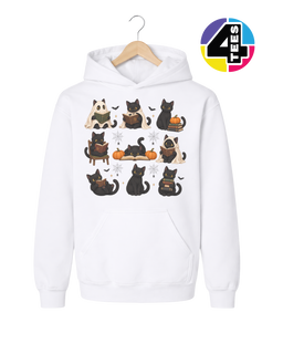 Midnight Meow-gic Book Club Youth Hoodie