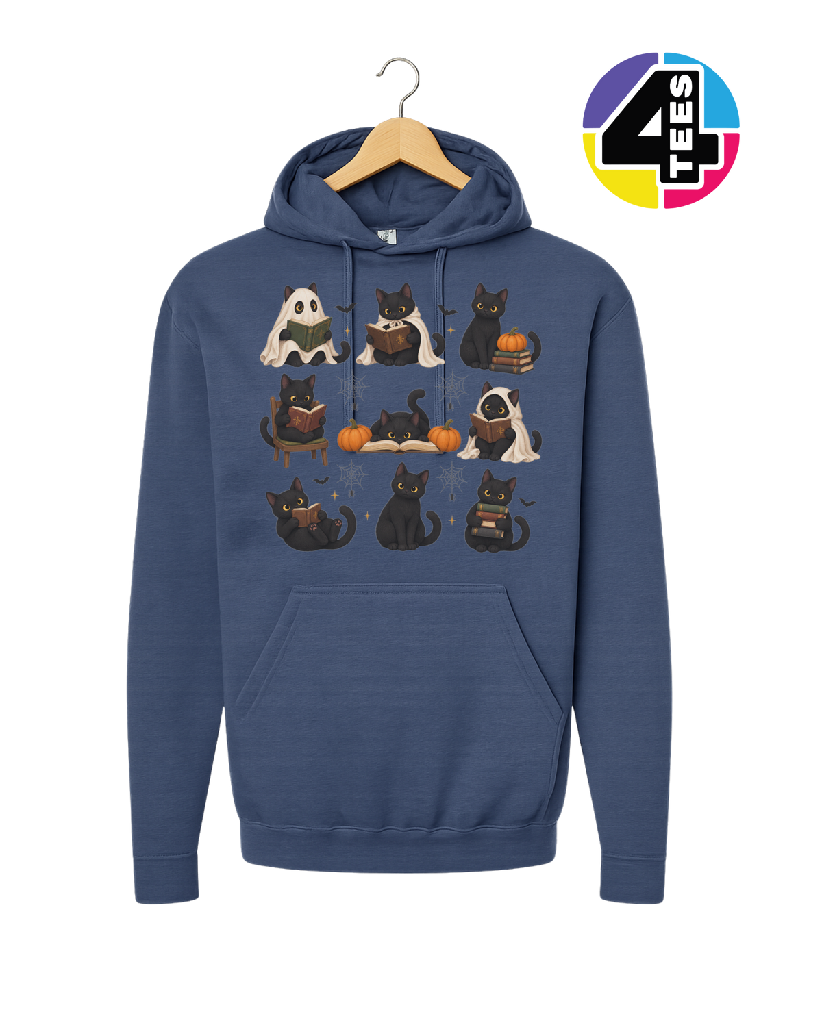 Midnight Meow-gic Book Club Hoodie