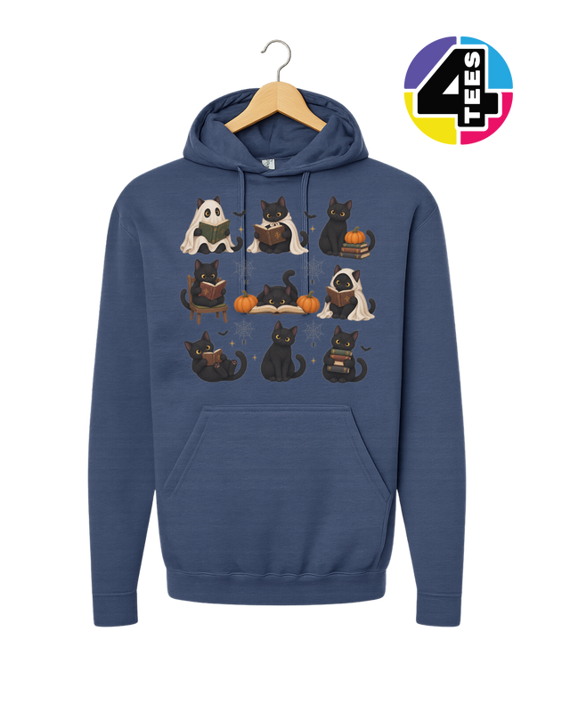 Midnight Meow-gic Book Club Hoodie