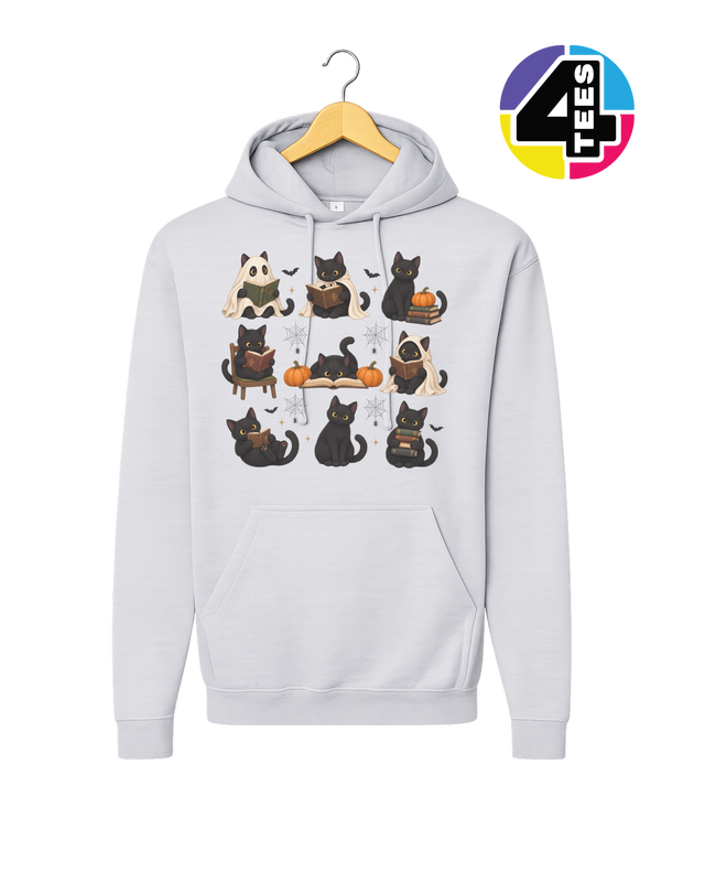 Midnight Meow-gic Book Club Hoodie
