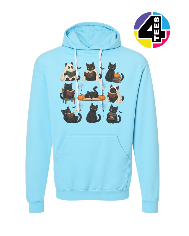 Midnight Meow-gic Book Club Hoodie