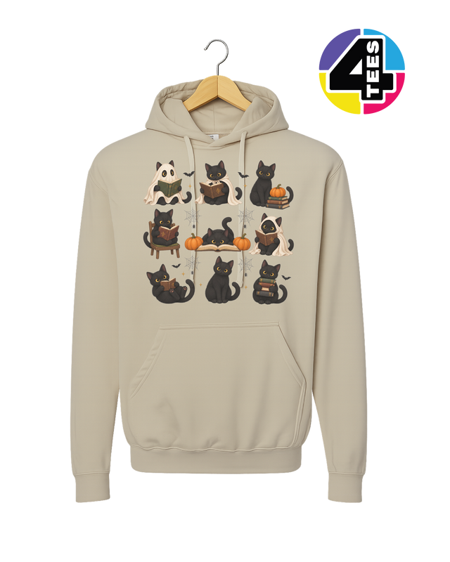 Midnight Meow-gic Book Club Hoodie