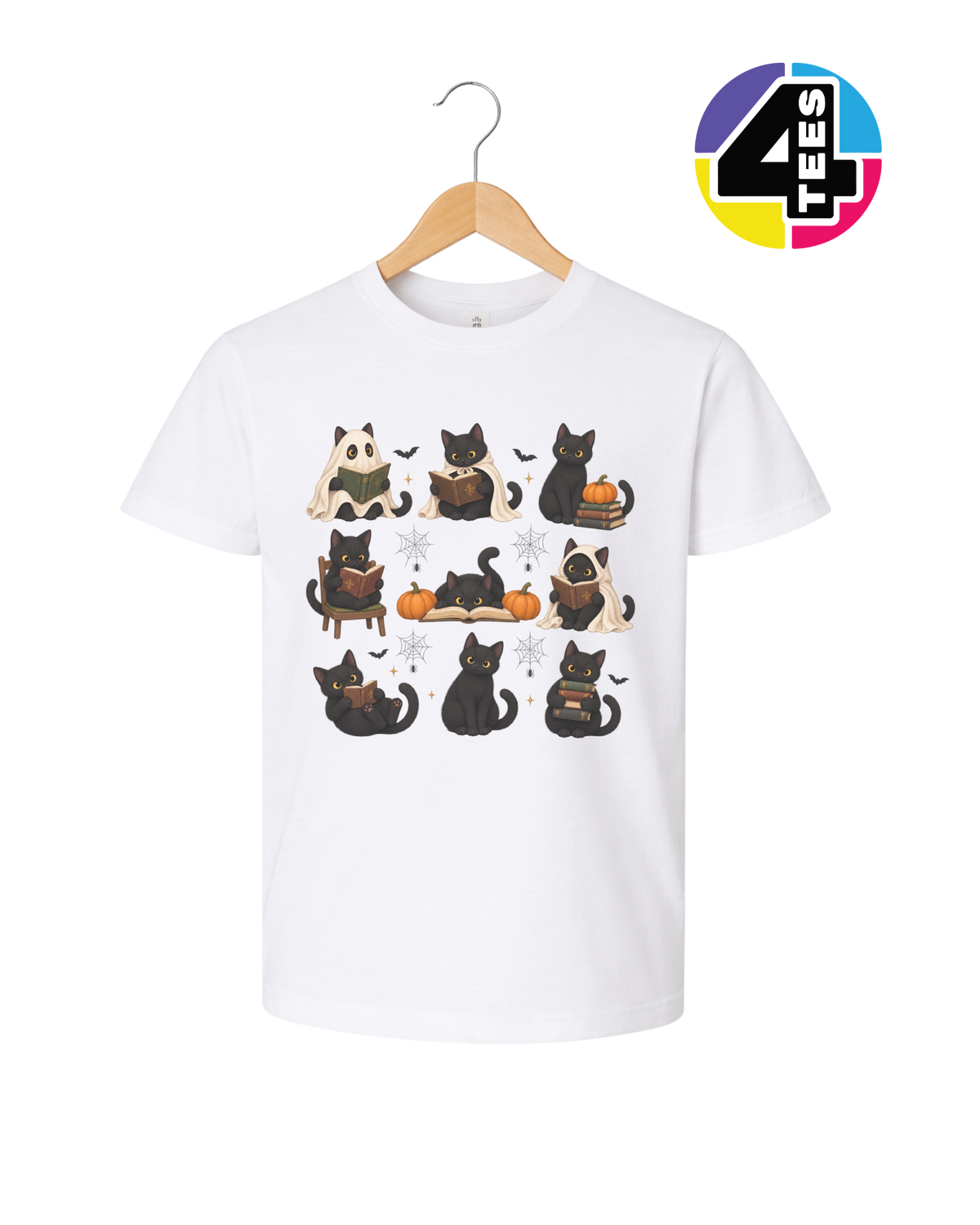 Midnight Meow-gic Book Club Youth Tee