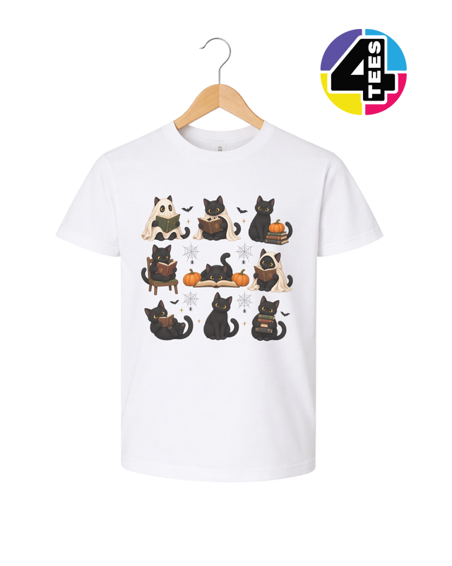 Midnight Meow-gic Book Club Youth Tee