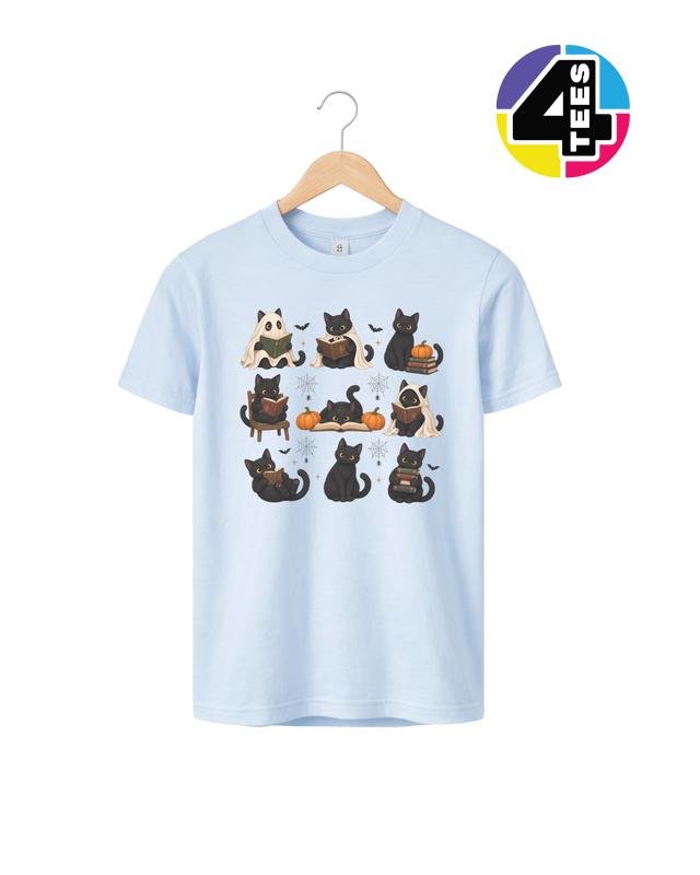 Midnight Meow-gic Book Club Youth Tee