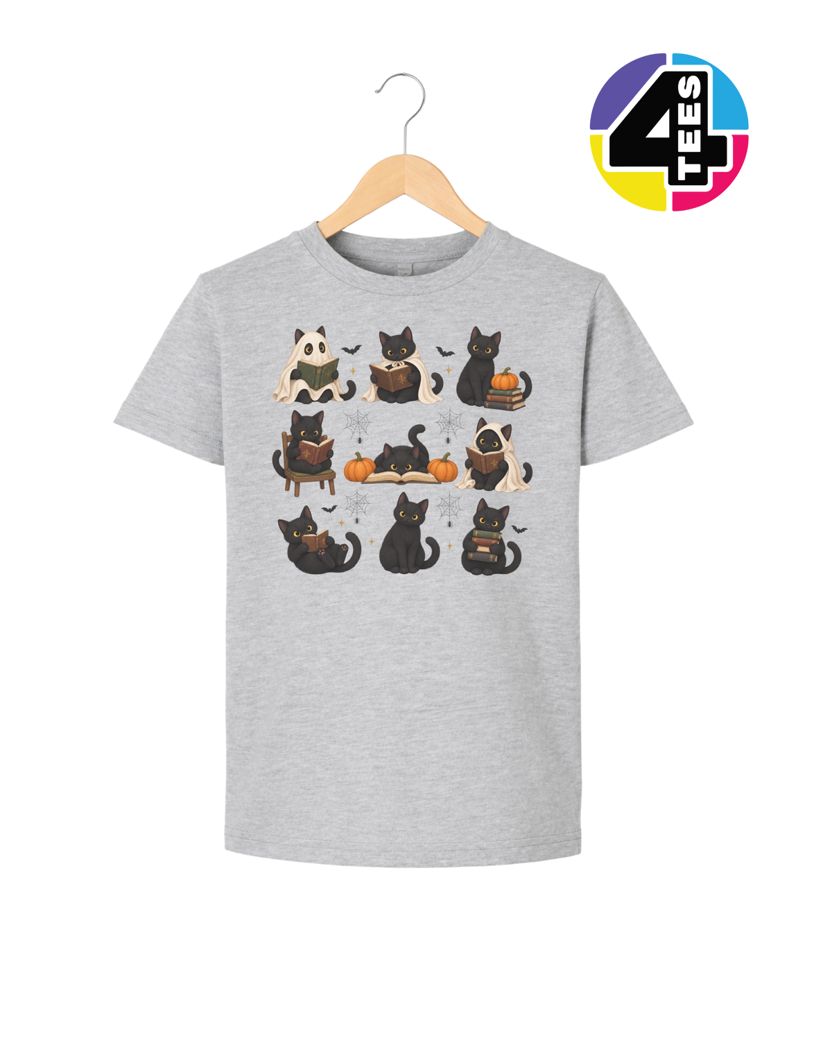 Midnight Meow-gic Book Club Youth Tee