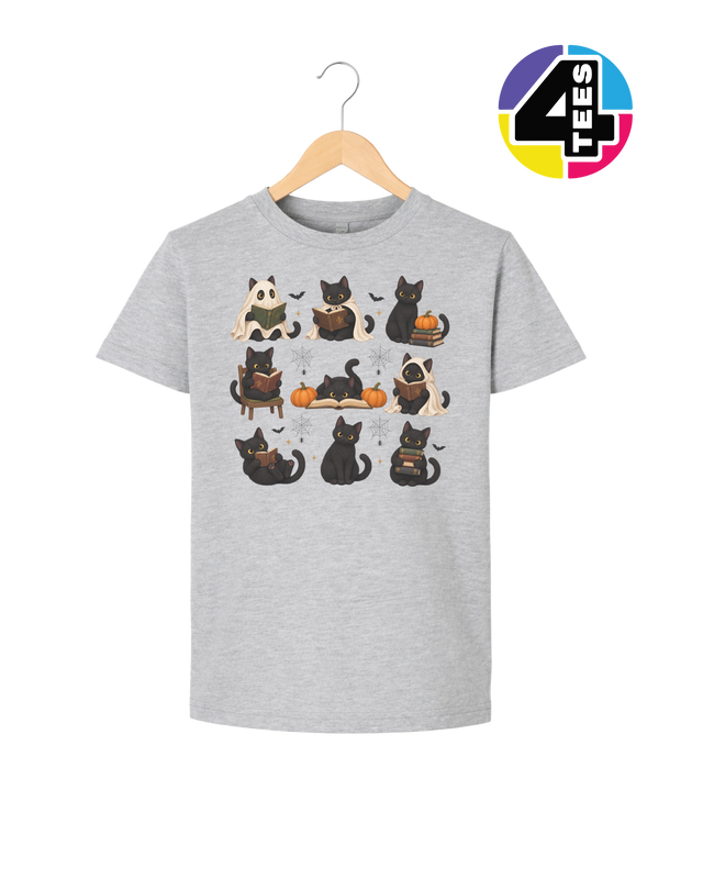 Midnight Meow-gic Book Club Youth Tee