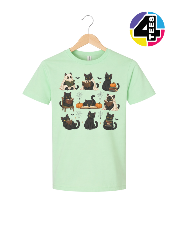 Midnight Meow-gic Book Club Youth Tee