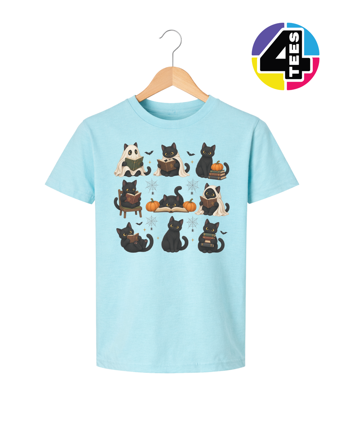 Midnight Meow-gic Book Club Youth Tee