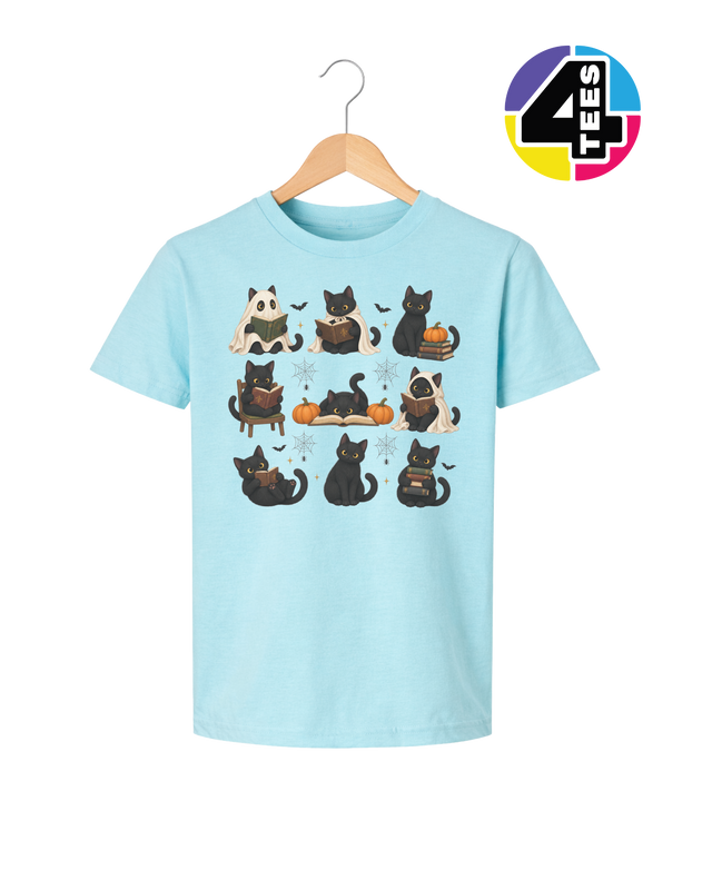 Midnight Meow-gic Book Club Youth Tee