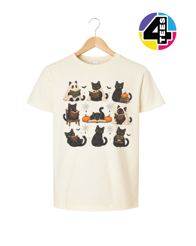 Midnight Meow-gic Book Club Youth Tee