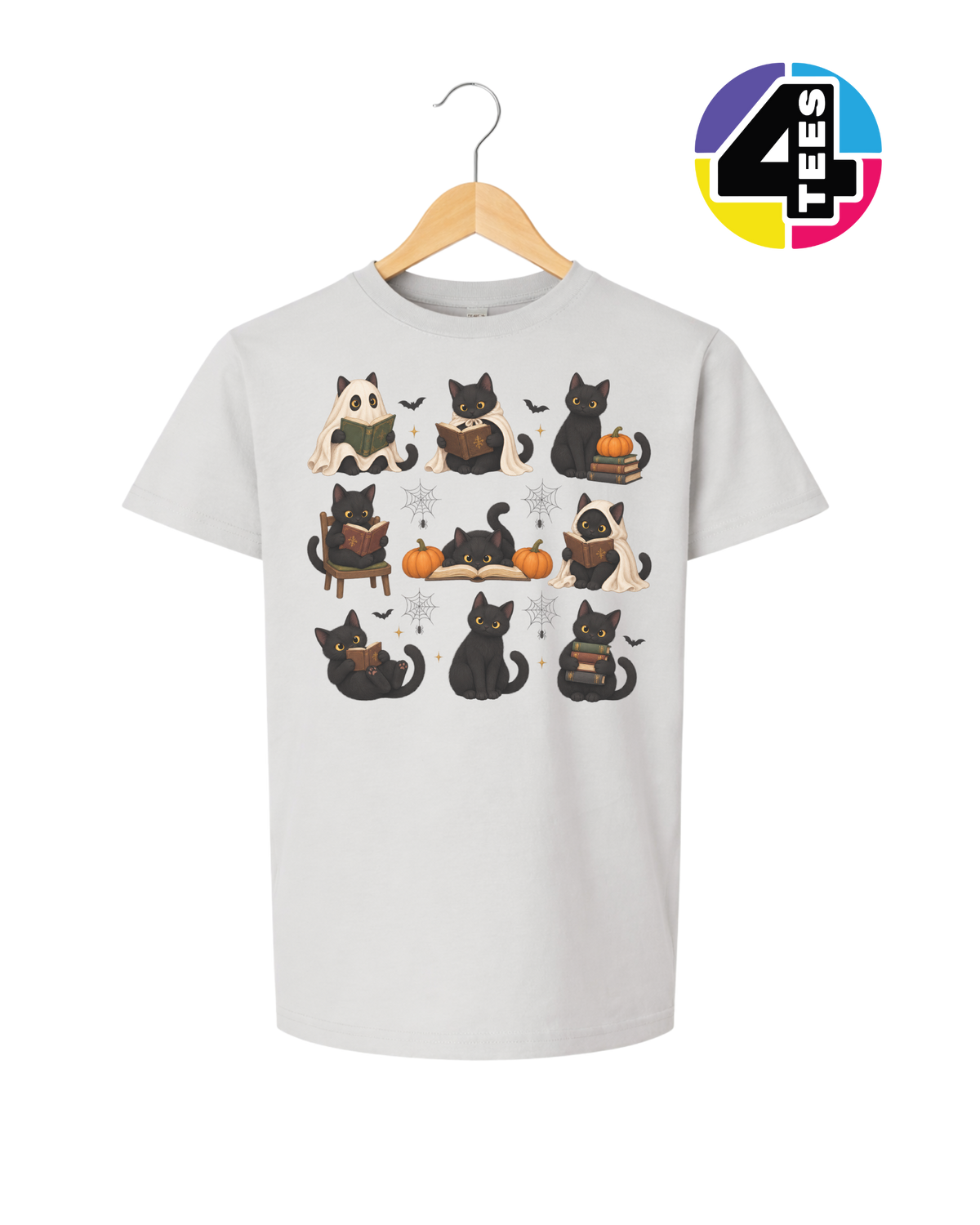 Midnight Meow-gic Book Club Youth Tee