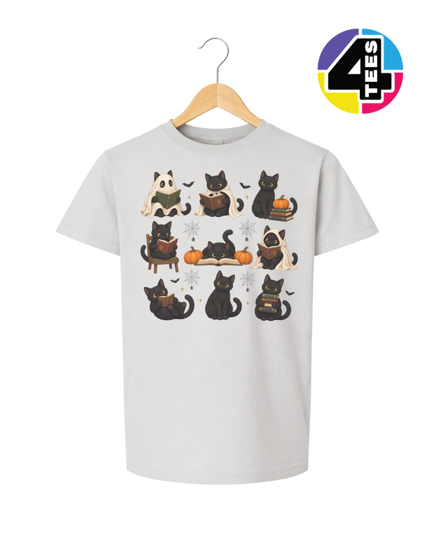 Midnight Meow-gic Book Club Youth Tee