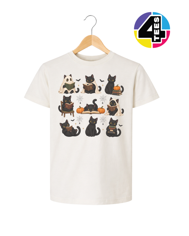 Midnight Meow-gic Book Club Youth Tee