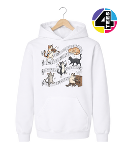 The Feline Symphony Youth Hoodie