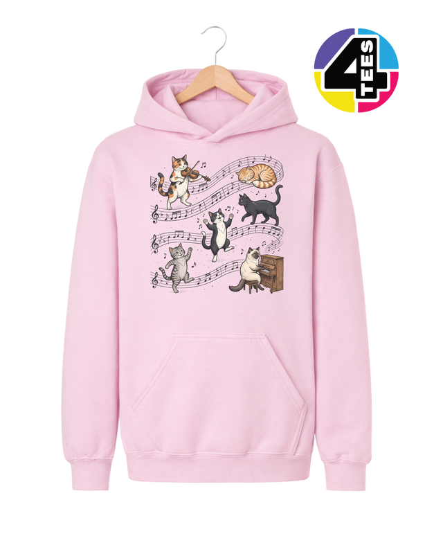 The Feline Symphony Youth Hoodie