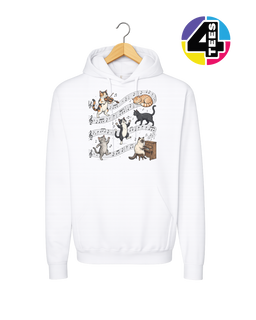 The Feline Symphony Hoodie