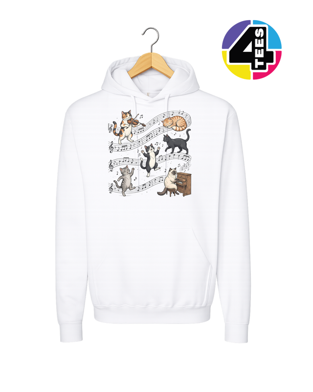 The Feline Symphony Hoodie