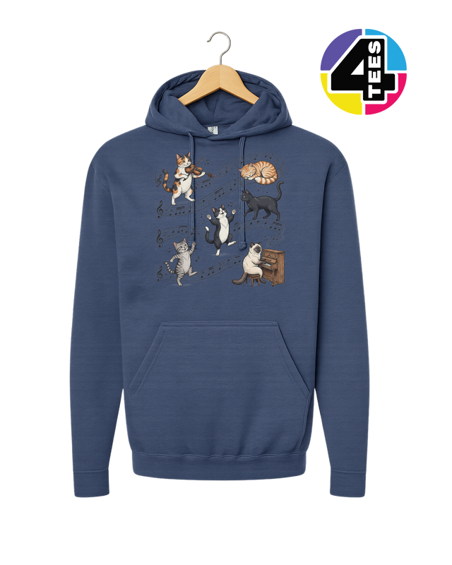 The Feline Symphony Hoodie